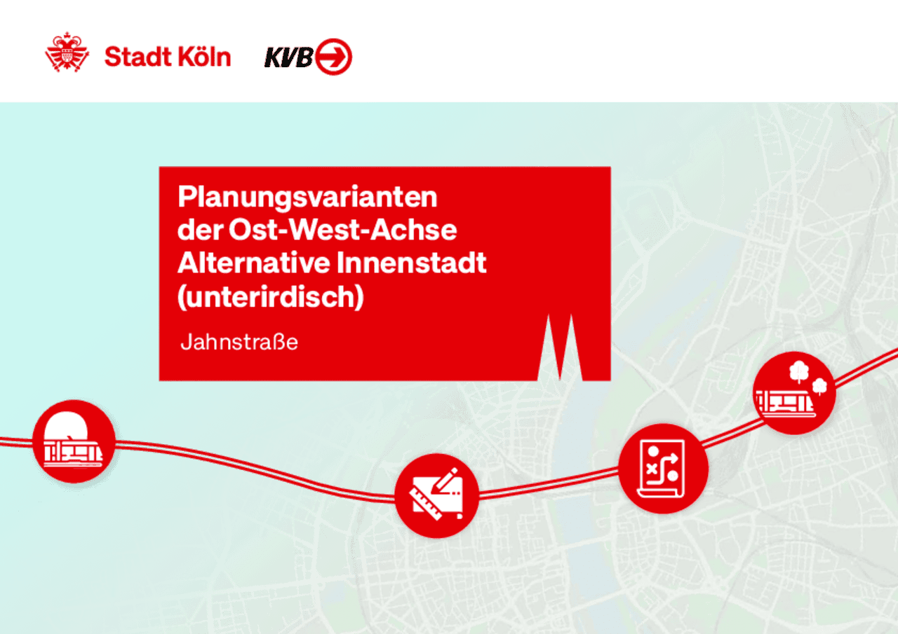 Bildvorschau des Handouts zu den Planungsvarianten Jahnstraße (unterirdisch)