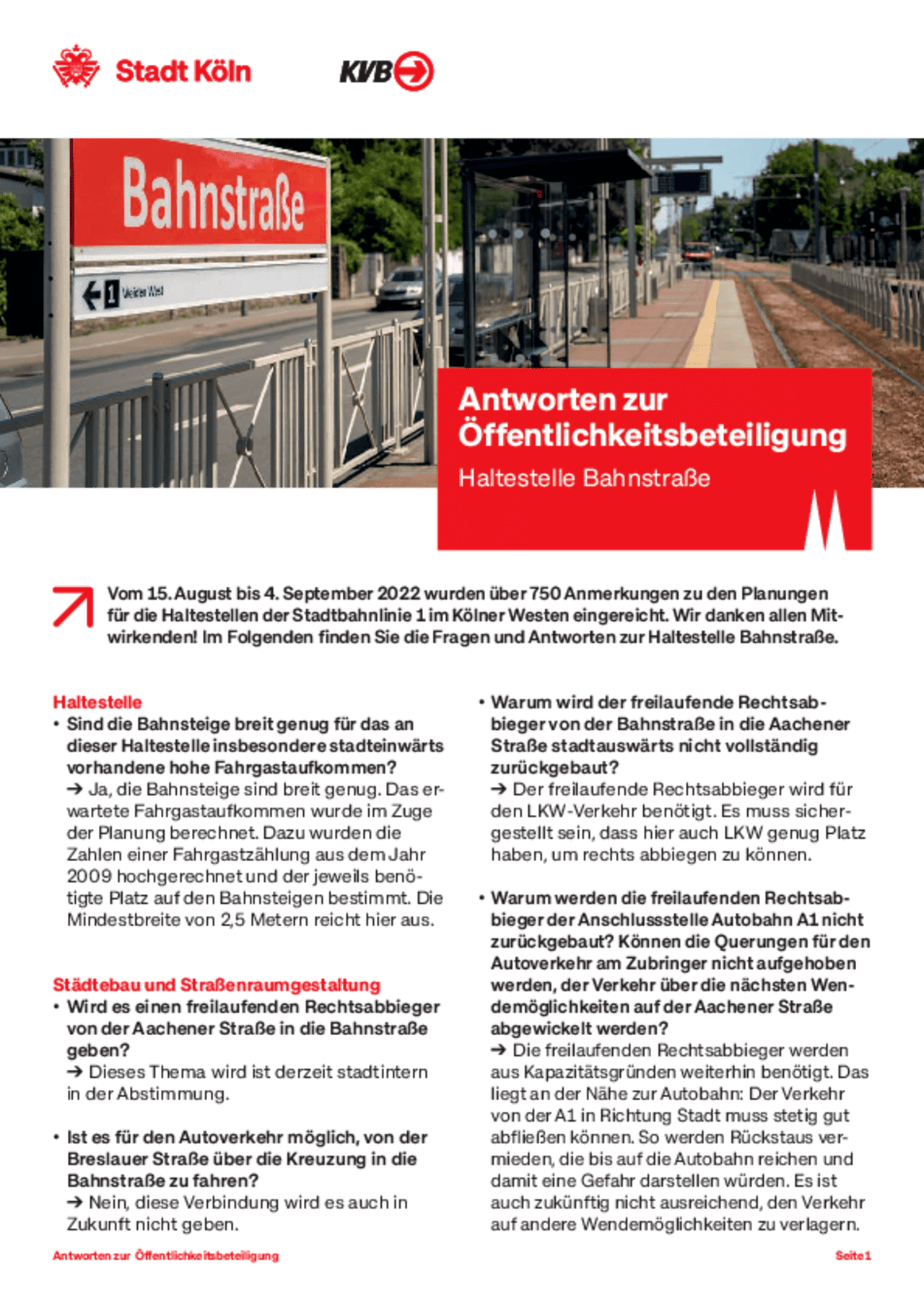 Bildvorschau des Infoblatts zur Haltestelle Bahnstraße